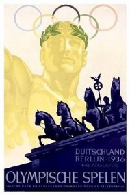 Sportboken - Olympische Spiele Berlin 1936  Brevmärke vignette